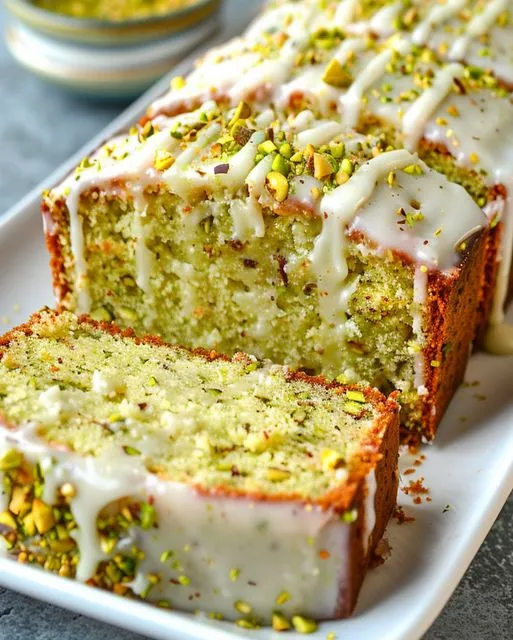 Pistachio Lemon Breakfast Bread