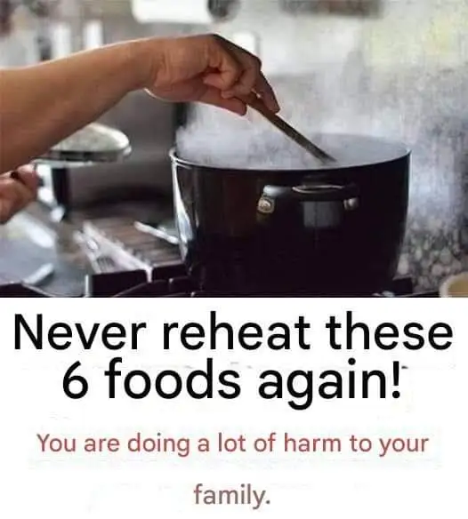 Foods to Avoid Reheating