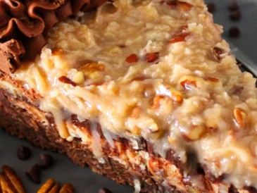 German Chocolate Cheesecake