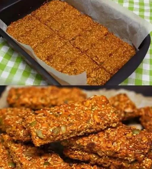 Oatmeal Seed Crackers