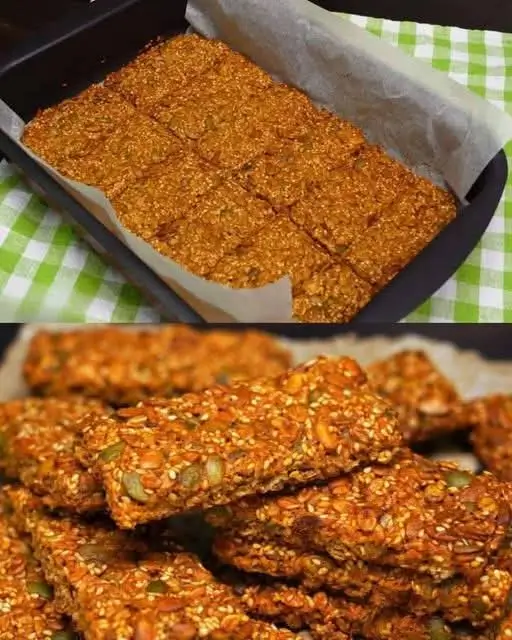 Oatmeal Seed Crackers